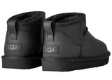 UGG Womens Classic Ultra Mini Leather Boots