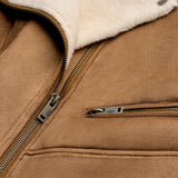 UGG Womens Finnian LuxeFluff Moto Jacket