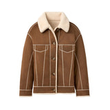 UGG Womens Frankie Reversible Trucker Jacket