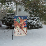 Primitives By Kathy Christmas Deer Garden Flag