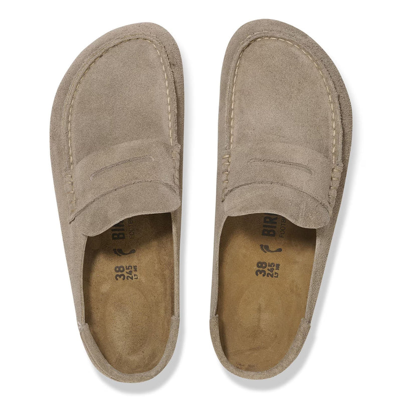 Birkenstock Womens Naples Suede Leather Clogs - Regular/Wide