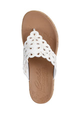Skechers Womens Beverlee Summer Spirit Wedge Sandals