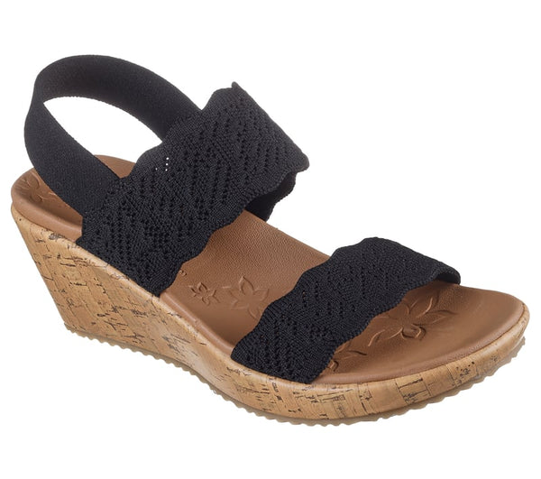 Skechers Womens Beverlee Wedge Sandals
