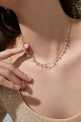 Nadri Twilight Cubic Zirconia Shaky Collar Necklace