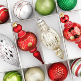 Whitmor 64 Christmas Ornament Zip Cube With Removable Trays