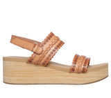 Skechers Womens Summers Coastal Stroll Wedge Sandals