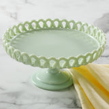 Martha Stewart Mint Green Highbrook Glass Cake Stand