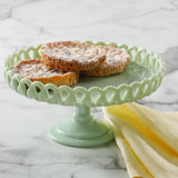 Martha Stewart Mint Green Highbrook Glass Cake Stand