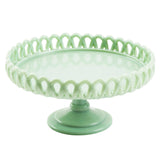 Martha Stewart Mint Green Highbrook Glass Cake Stand