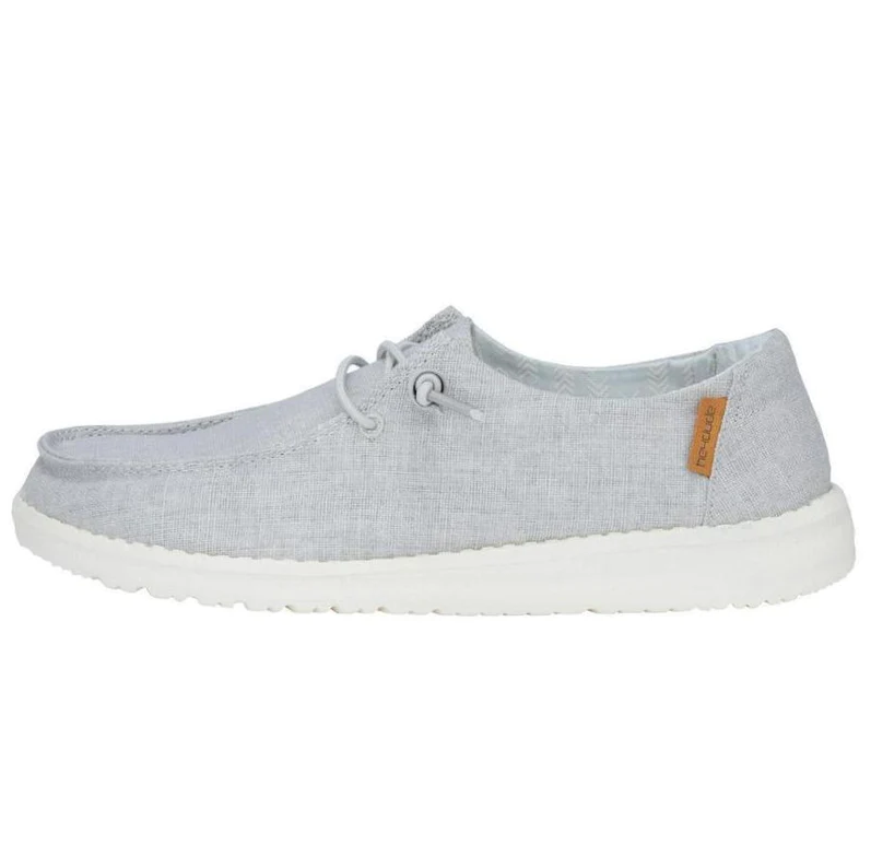 Hey Dude Womens Wendy Chambray Slip-On Shoes