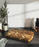 Lipper International Acacia Herringbone Cutting Board