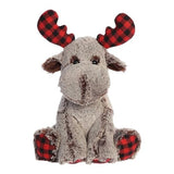 Aurora Buffalo Plaid Moose 12" Plush Toy