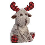 Aurora Buffalo Plaid Moose 12" Plush Toy