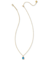 Kendra Scott Daphne Framed Blue Short Pendant Necklace
