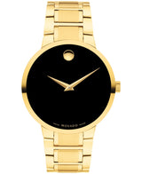 Movado Mens Portfolio Gold-Tone Watch
