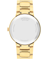 Movado Mens Portfolio Gold-Tone Watch