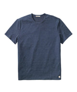 Marine Layer Mens Signature Jacquard Crew Short Sleeve T-Shirt