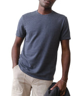 Marine Layer Mens Signature Jacquard Crew Short Sleeve T-Shirt