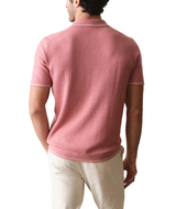Marine Layer Mens Liam Sweater Short Sleeve Polo Shirt