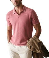Marine Layer Mens Liam Sweater Short Sleeve Polo Shirt