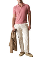 Marine Layer Mens Liam Sweater Short Sleeve Polo Shirt
