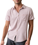 Marine Layer Mens Stretch Selvage Short Sleeve Shirt