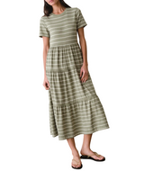 Marine Layer Womens Luxe Sueded Midi Dress