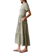 Marine Layer Womens Luxe Sueded Midi Dress