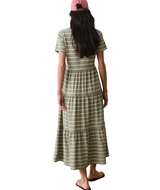 Marine Layer Womens Luxe Sueded Midi Dress