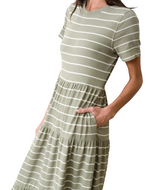 Marine Layer Womens Luxe Sueded Midi Dress