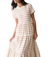 Marine Layer Womens Luxe Sueded Midi Dress