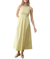 Marine Layer Womens Darcy Poplin Smocked Dress