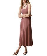 Marine Layer Womens Lexi Rib Fit & Flare Dress