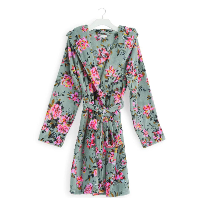 Vera Bradley Womens Plush Fleece Robe - Size Size/Medium