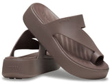 Crocs Womens Getaway Platform Toe Loop Sandals