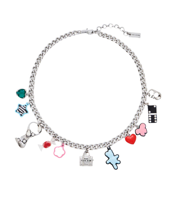 Marc Jacobs Sticker Statement Charm Necklace