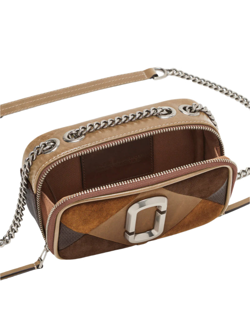 Marc Jacobs The Suede Patchwork Softshot Crossbody Handbag