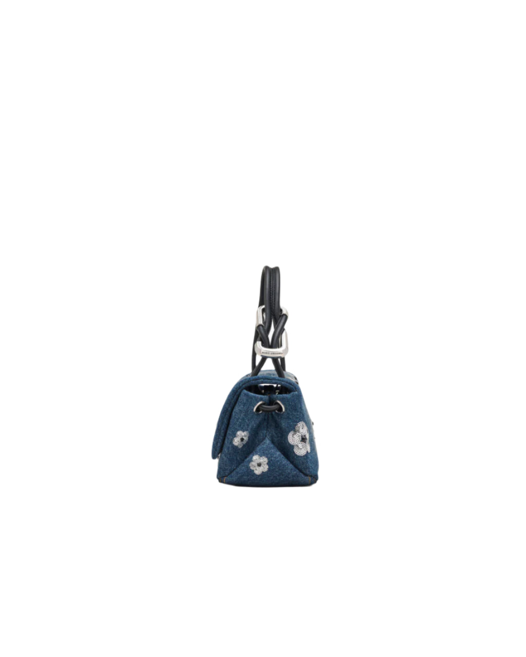 Marc Jacobs The Sequin Daisy Denim Mini Dual Shoulder Handbag