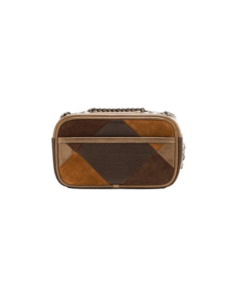 Marc Jacobs The Suede Patchwork Softshot Crossbody Handbag