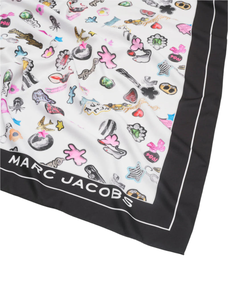 Marc Jacobs The Sticker Print Scarf