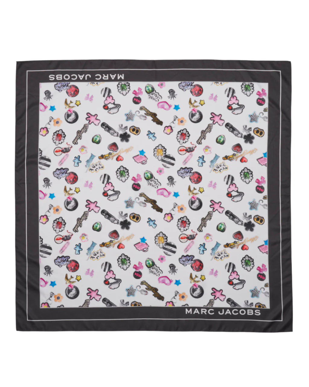 Marc Jacobs The Sticker Print Scarf