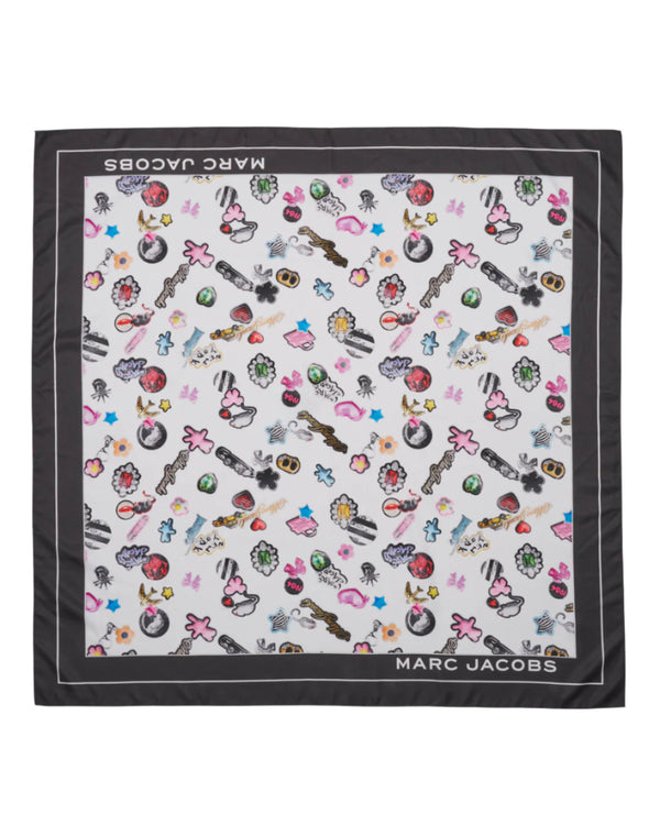 Marc Jacobs The Sticker Print Scarf
