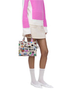 Marc Jacobs The Sticker Canvas Small Tote Handbag