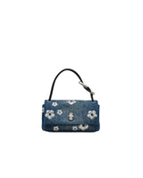 Marc Jacobs The Sequin Daisy Denim Mini Dual Shoulder Handbag
