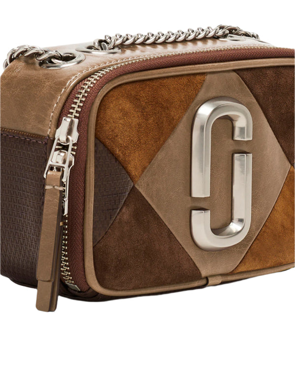 Marc Jacobs The Suede Patchwork Softshot Crossbody Handbag