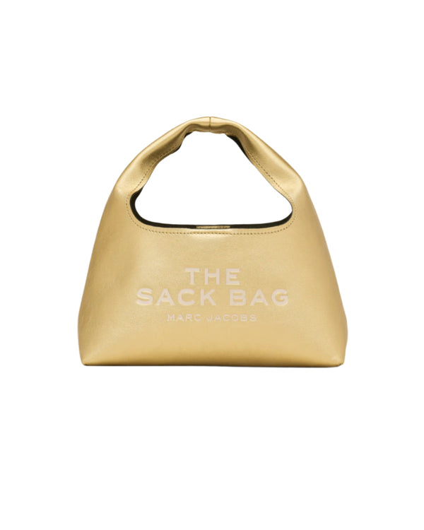 Marc Jacobs The Metallic Mini Sack Shoulder Handbag