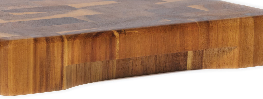 Lipper International Acacia End Grain Chopping Block with Inset Handle ...