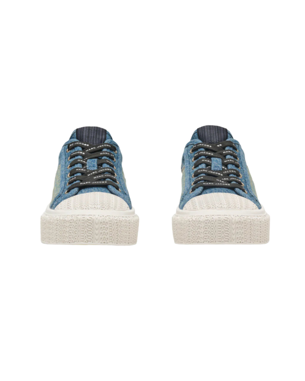 Marc Jacobs Womens The Deconstructed Denim Sneakers