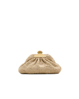 Marc Jacobs The Glam Woven Small Claw Clip Clutch Handbag