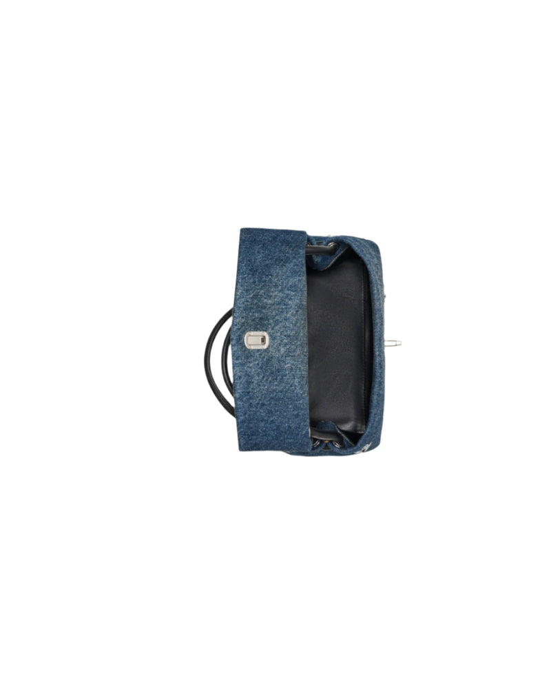 Marc Jacobs The Sequin Daisy Denim Mini Dual Shoulder Handbag